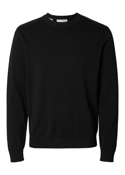 SELECTED HOMME Sweter &quot;Kris&quot; w kolorze czarnym ze sklepu Limango Polska w kategorii Swetry męskie - zdjęcie 186569706