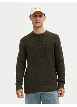 Jack & Jones Sweter Global 12287594 Zielony Regular Fit ze sklepu MODIVO w kategorii Swetry męskie - zdjęcie 186569887