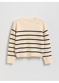 Reserved - Sweter z dodatkiem wiskozy - wielobarwny ze sklepu Reserved w kategorii Swetry dziewczęce - zdjęcie 186570295