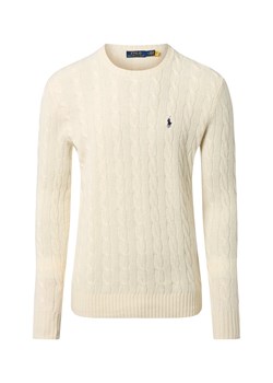 Polo Ralph Lauren Męski sweter z dzianiny z zawartością kaszmiru Mężczyźni Wełna écru jednolity ze sklepu vangraaf w kategorii Swetry męskie - zdjęcie 186570465