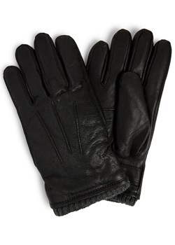 Pearlwood Męskie rękawiczki skórzane Mężczyźni skóra czarny jednolity ze sklepu vangraaf w kategorii Rękawiczki męskie - zdjęcie 186570479