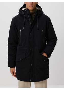 Reserved - Długa parka z kapturem - czarny - id: 469EW-99X - marki Reserved - 186571318 Reserved - Długa parka z kapturem - czarny ze sklepu Reserved w kategorii Parki męskie - zdjęcie 186571318