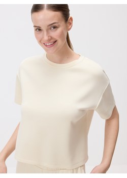 Reserved - T-shirt regular z modalem - jasnożółty ze sklepu Reserved w kategorii Bluzki damskie - zdjęcie 186571826