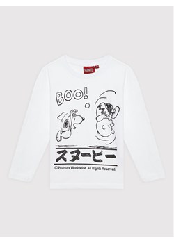 OVS Bluzka PEANUTS 1333355 Biały Regular Fit ze sklepu MODIVO w kategorii Bluzki dziewczęce - zdjęcie 186571898