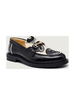 Filling Pieces Skórzane loafersy Vinyl | shearling ze sklepu Gomez Fashion Store w kategorii Mokasyny męskie - zdjęcie 186573835