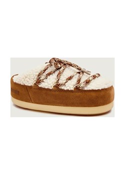 Moon Boot Ocieplane mule EVX |zamsz |z dodatkiem wełny | shearling ze sklepu Gomez Fashion Store w kategorii Klapki damskie - zdjęcie 186573855