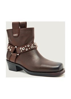 Liu Jo Skórzane botki ROXY 01 ze sklepu Gomez Fashion Store w kategorii Botki - zdjęcie 186573858