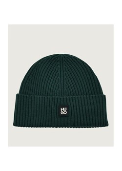 HUGO Wełniana czapka Xola_Metal ze sklepu Gomez Fashion Store w kategorii Czapki zimowe męskie - zdjęcie 186573895