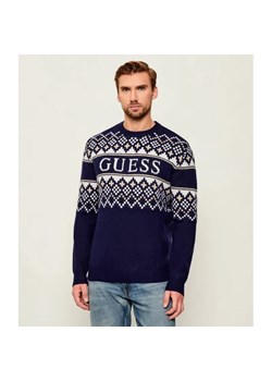 GUESS Sweter | Regular Fit | z dodatkiem wełny ze sklepu Gomez Fashion Store w kategorii Swetry męskie - zdjęcie 186573945