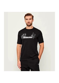 BLAUER T-shirt TOWN | Regular Fit ze sklepu Gomez Fashion Store w kategorii T-shirty męskie - zdjęcie 186573949