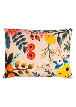 Trendy Kitchen by EXCÉLSA Poduszka &quot;Fiori Frida&quot; w kolorze niebieskim ze wzorem - 50 x 40 cm ze sklepu Limango Polska w kategorii Poduszki dekoracyjne - zdjęcie 186574727