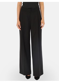Czarne eleganckie spodnie wide-leg z wysokim stanem L’AF Kelli ze sklepu Eye For Fashion w kategorii Spodnie damskie - zdjęcie 186574969