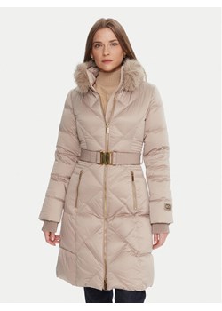 Marciano Guess Płaszcz zimowy 5BGL38 7374A Écru Regular Fit ze sklepu MODIVO w kategorii Płaszcze damskie - zdjęcie 186576565