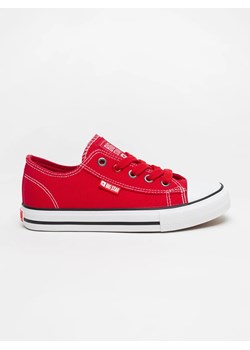 Trampki dziecięce czerwone JJ374402 603 ze sklepu Big Star w kategorii Trampki dziecięce - zdjęcie 186578726