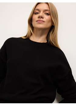 Mohito - Sweter z bawełną - czarny ze sklepu Mohito w kategorii Swetry damskie - zdjęcie 186579017