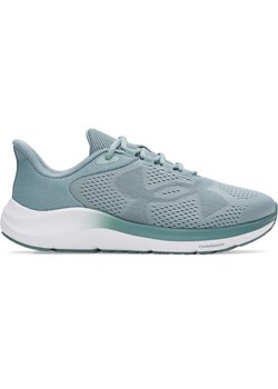Damskie buty do biegania Under Armour UA W Charged Pursuit 4 Big Logo - niebieskie ze sklepu Sportstylestory.com w kategorii Buty sportowe damskie - zdjęcie 186579845