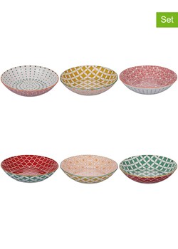 Villa d´Este Talerze głębokie (6 szt.) &quot;Confusion&quot; ze wzorem - Ø 20,5 cm ze sklepu Limango Polska w kategorii Naczynia - zdjęcie 186580396