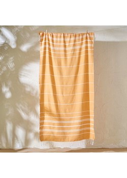 BELLA MAISON Ręcznik plażowy &quot;Alora&quot; w kolorze musztardowym - 180 x 95 cm ze sklepu Limango Polska w kategorii Ręczniki - zdjęcie 186580579