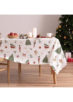 Mint Rugs Obrus &quot;Christmas Nutcracker&quot; w kolorze biało-zielonym ze sklepu Limango Polska w kategorii Obrusy i bieżniki - zdjęcie 186580907