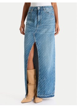 BOSS Spódnica jeansowa 50542445 Niebieski Regular Fit ze sklepu MODIVO w kategorii Spódnice - zdjęcie 186582518