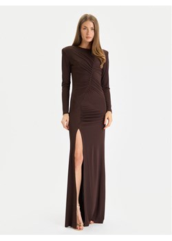 Gaudi Sukienka wieczorowa 521FD14008 Brązowy Slim Fit ze sklepu MODIVO w kategorii Sukienki - zdjęcie 186582539