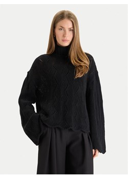 TWINSET Golf 252TT3424 Czarny Relaxed Fit ze sklepu MODIVO w kategorii Swetry damskie - zdjęcie 186582626