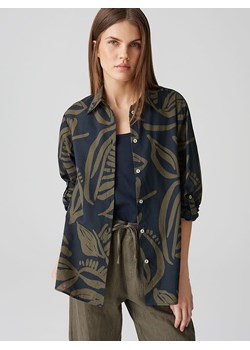 OPUS Bluzka w kolorze granatowo-oliwkowym ze sklepu Limango Polska w kategorii Koszule damskie - zdjęcie 186584678