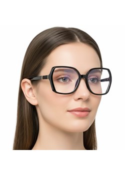 Damskie okulary zerówki z filtrem Blue Light POL-BLF-972KA czarne ze sklepu Stylion w kategorii Okulary zerówki damskie - zdjęcie 186584929