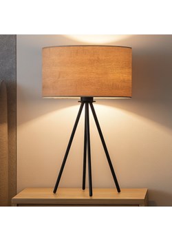 Elegancka lampka stołowa do salonu SIERRA ECO na purystycznym stelażu ze sklepu Lysne w kategorii Lampy stołowe - zdjęcie 186585625