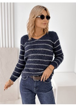 sweter nesta granatowy one size ze sklepu UBRA w kategorii Swetry damskie - zdjęcie 186586548