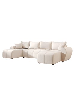 Kremowy narożnik z funkcją spania w kształcie U M9-P63 - id: 53370 - marki Elior - 186587107 Kremowy narożnik z funkcją spania w kształcie U M9-P63 ze sklepu Edinos.pl w kategorii Narożniki - zdjęcie 186587107