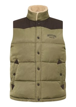 Mustang Kamizelka Dublin 1016901 Zielony Regular Fit ze sklepu MODIVO w kategorii Kamizelki męskie - zdjęcie 186588417