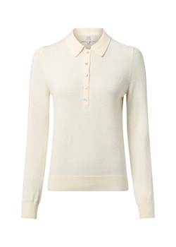 IPURI Damski sweter z dzianiny z zawartością wełny merynosów Kobiety Wełna merino écru jednolity ze sklepu vangraaf w kategorii Swetry damskie - zdjęcie 186589745