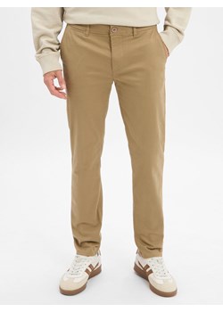 Nils Sundström Chino - Matt Mężczyźni beżowy jednolity ze sklepu vangraaf w kategorii Spodnie męskie - zdjęcie 186589777