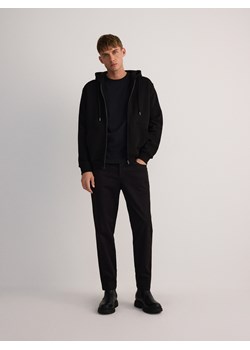 Reserved - Spodnie slim fit z modalem - czarny ze sklepu Reserved w kategorii Spodnie męskie - zdjęcie 186591147