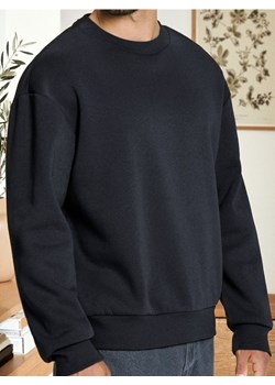 Sinsay - Bluza basic comfort fit - niebieski ze sklepu Sinsay w kategorii Bluzy męskie - zdjęcie 186592229