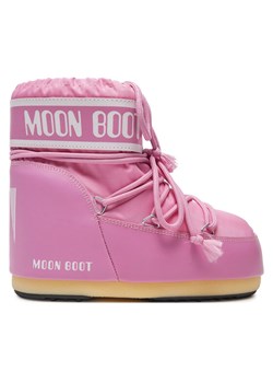 Śniegowce Moon Boot 80D1409340 Różowy ze sklepu eobuwie.pl w kategorii Śniegowce damskie - zdjęcie 186592357