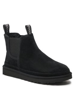 Sztyblety Ugg M Neumel Chelsea 1121644 Czarny ze sklepu eobuwie.pl w kategorii Buty zimowe męskie - zdjęcie 186595278