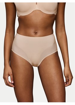 Triumph Figi klasyczne z wysokim stanem Make Up Illusion 10224802 Beżowy ze sklepu MODIVO w kategorii Majtki damskie - zdjęcie 186595558