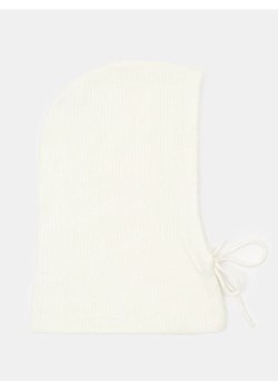 Sinsay - Prążkowana balaclava - kremowy - id: 772FG-01X - marki Sinsay - 186597259 Sinsay - Prążkowana balaclava - kremowy ze sklepu Sinsay w kategorii Czapki zimowe damskie - zdjęcie 186597259