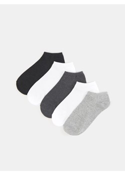 Sinsay - Skarpetki BASIC 5 pack - szary ze sklepu Sinsay w kategorii Skarpetki męskie - zdjęcie 186597295