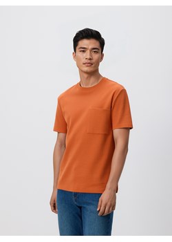Reserved - Strukturalny t-shirt comfort fit - intenstywna czerwień ze sklepu Reserved w kategorii T-shirty męskie - zdjęcie 186599247