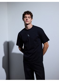 Reserved - T-shirt relaxed z nadrukiem na plecach - czarny ze sklepu Reserved w kategorii T-shirty męskie - zdjęcie 186599307