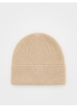 Reserved - Czapka beanie - kremowy ze sklepu Reserved w kategorii Czapki zimowe damskie - zdjęcie 186599376