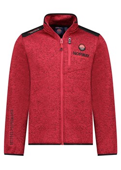 Geographical Norway Kurtka polarowa "Tavid" w kolorze czerwonym ze sklepu Limango Polska w kategorii Bluzy męskie - zdjęcie 186599635