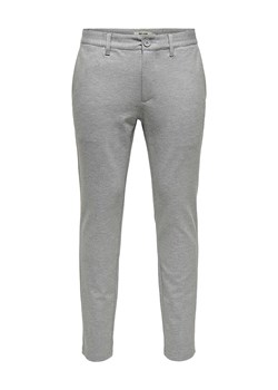 ONLY &amp; SONS Spodnie chino &quot;Mark&quot; - Slim fit - w kolorze jasnoszarym ze sklepu Limango Polska w kategorii Spodnie męskie - zdjęcie 186599639