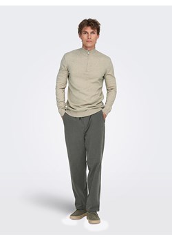 ONLY &amp; SONS Sweter &quot;Loui&quot; w kolorze beżowym ze sklepu Limango Polska w kategorii Swetry męskie - zdjęcie 186599696