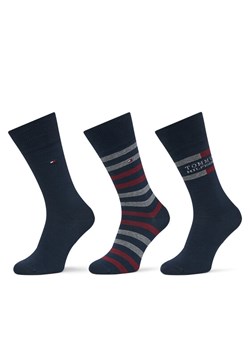 Skarpety długie Tommy Hilfiger 701235376 Granatowy ze sklepu eobuwie.pl w kategorii Skarpetki męskie - zdjęcie 186600427