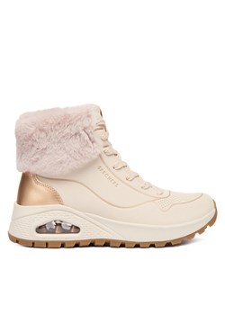 Trzewiki Skechers Uno Rugged 167993/NTGD Écru ze sklepu eobuwie.pl w kategorii Botki - zdjęcie 186600717
