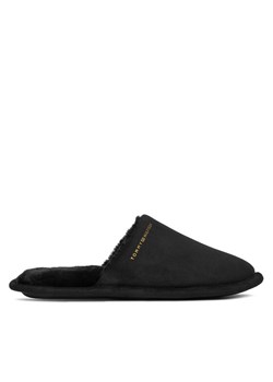 Kapcie Tommy Hilfiger Soft House Shoe FW0FW08853 Czarny ze sklepu eobuwie.pl w kategorii Kapcie damskie - zdjęcie 186600759